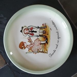 Vintage Holly Hobbie 1972 “Friends need no special invitation” Plate
